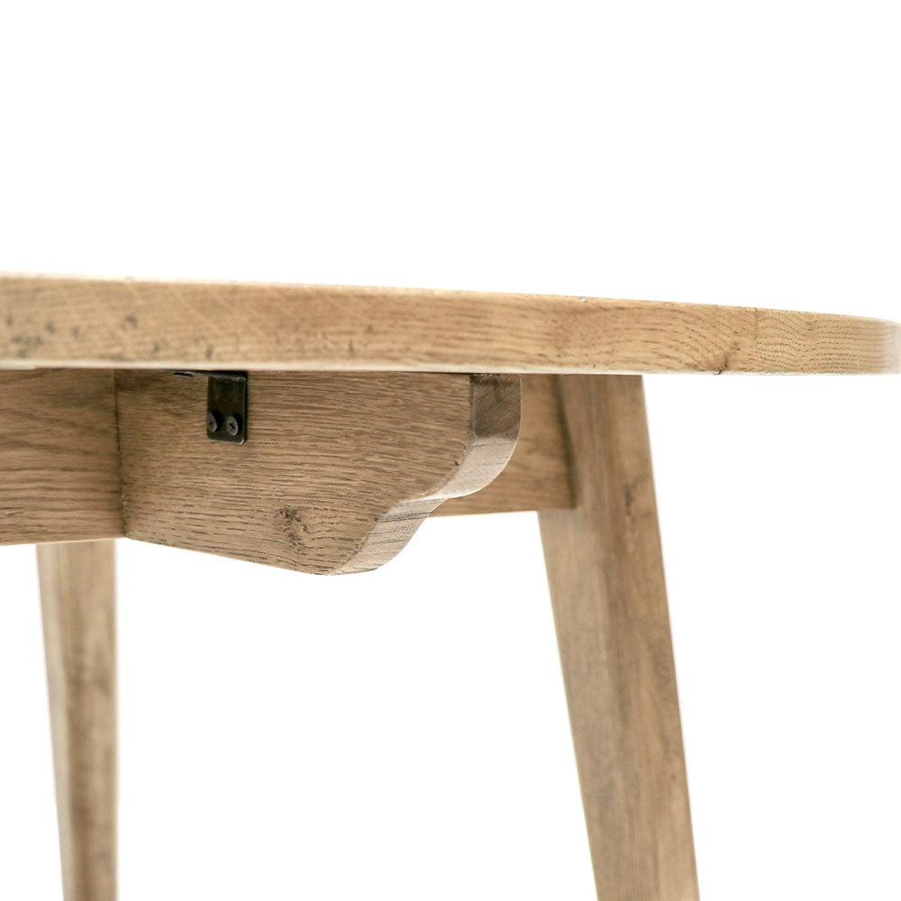 Vaasa Round Oak Dining Table - 150cm - Natural