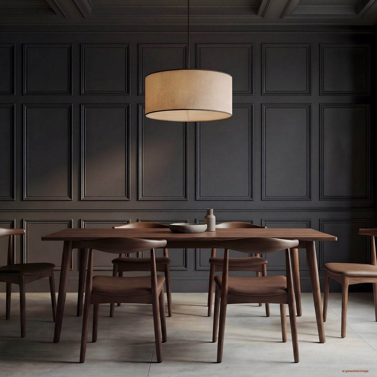 Vaasa Oak Dining Table - 180cm - Walnut Brown