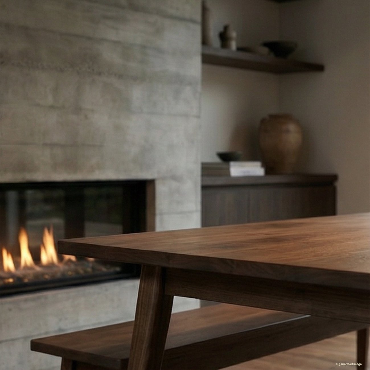 Vaasa Oak Bench - 185cm - Walnut Brown